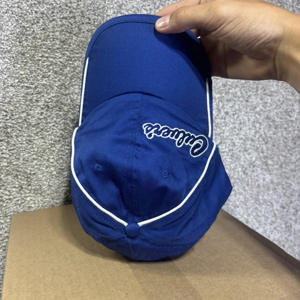 Culver's Hat Cap Fitted Mens One Size Blue Employee Work Restaurant CU37525B